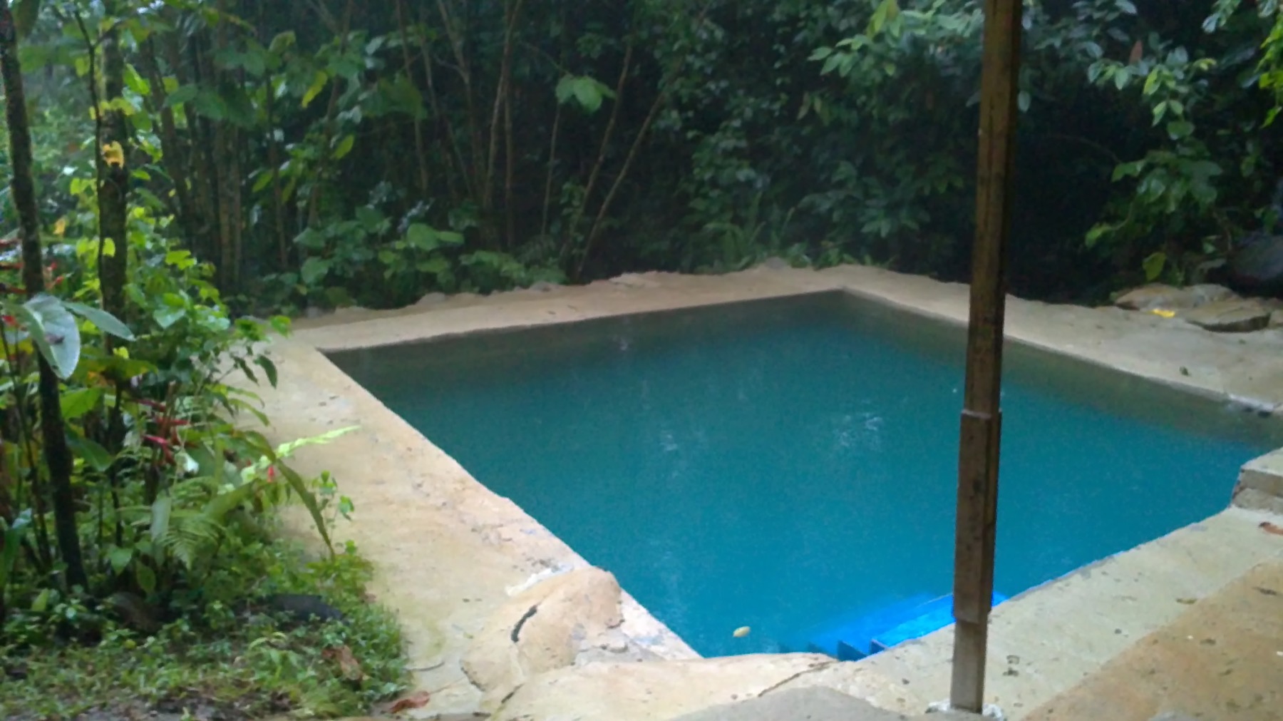 Thermal pool in the Pérez Zeledón region, illustrating a hot springs stop near Hatillo