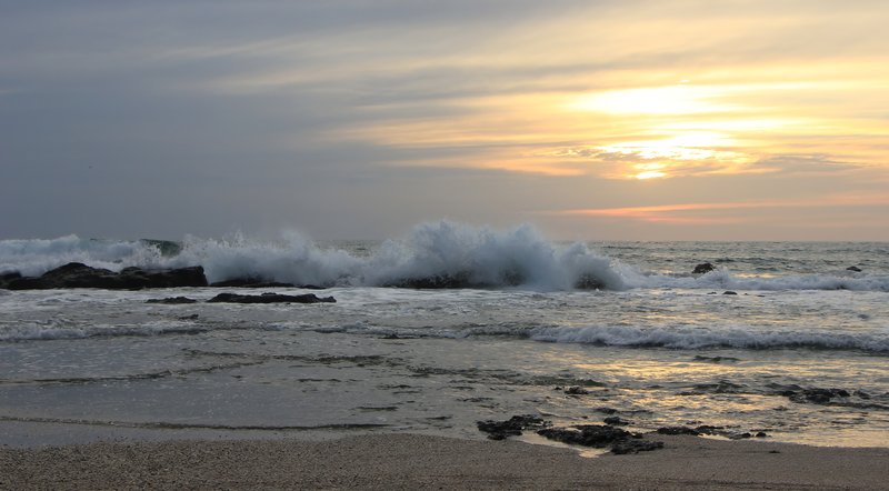 Pacific sunset from Costa Rica's coast